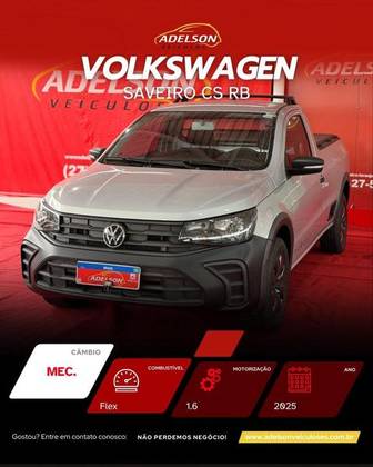 VOLKSWAGEN SAVEIRO 1.6 MSI ROBUST CS 16V FLEX 2P MANUAL VOLKSWAGEN SAVEIRO 1.6 MSI ROBUST CS 16V FLEX 2P MANUAL